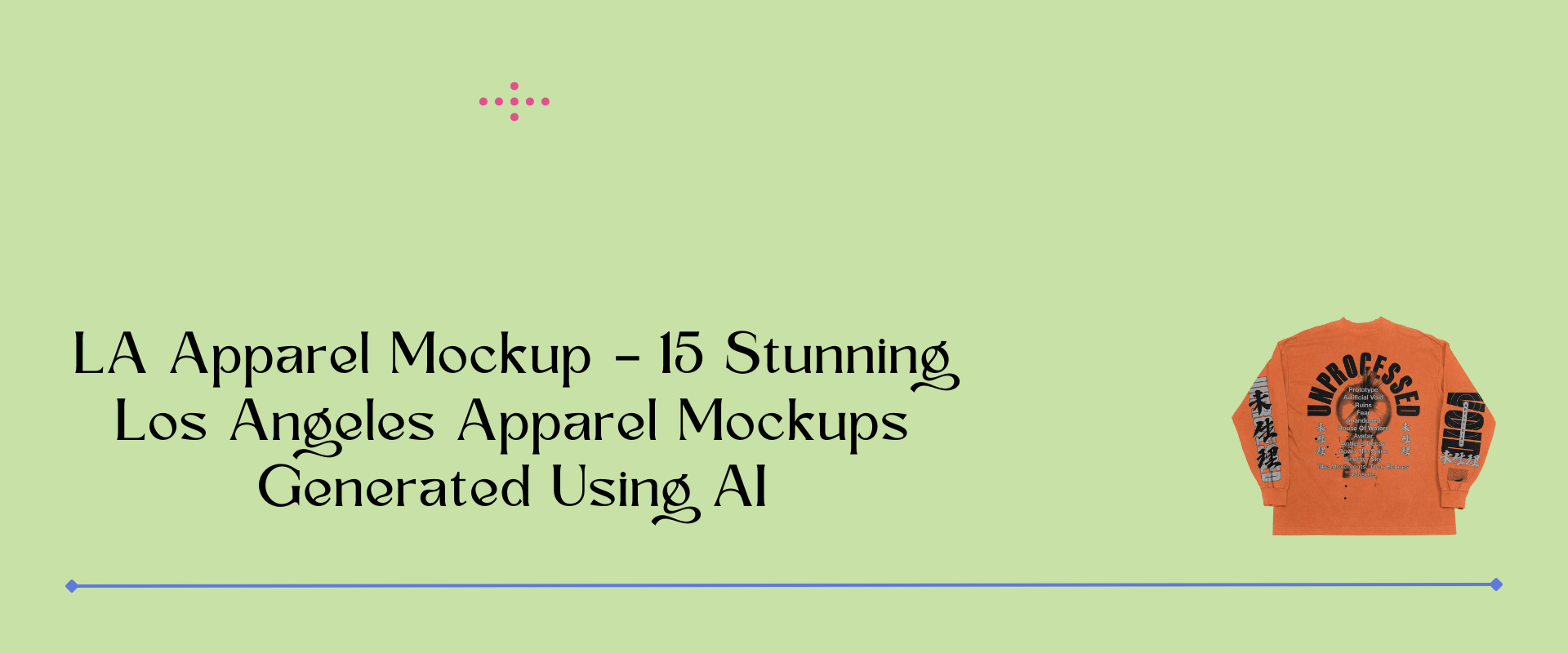 la apparel mockup