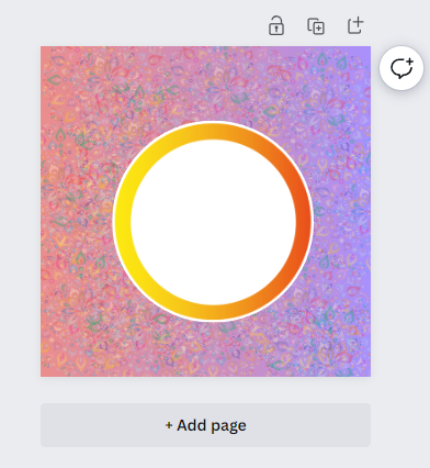 ring circle for facebook frame