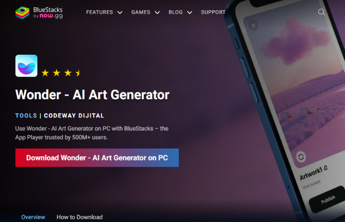 wonder ai in bluestacks