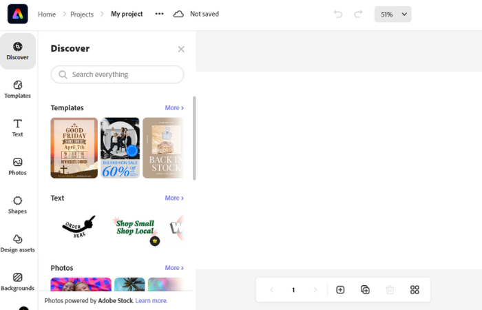 adobe spark ui