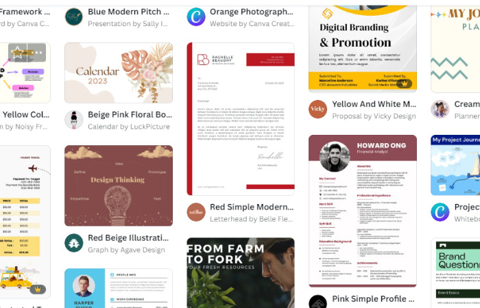 canva templates