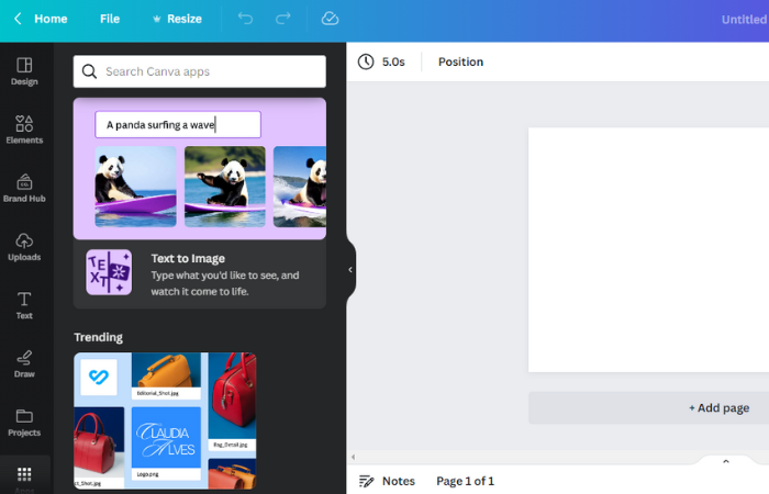 canva ui