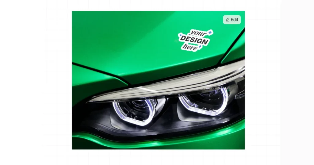 car sticker template