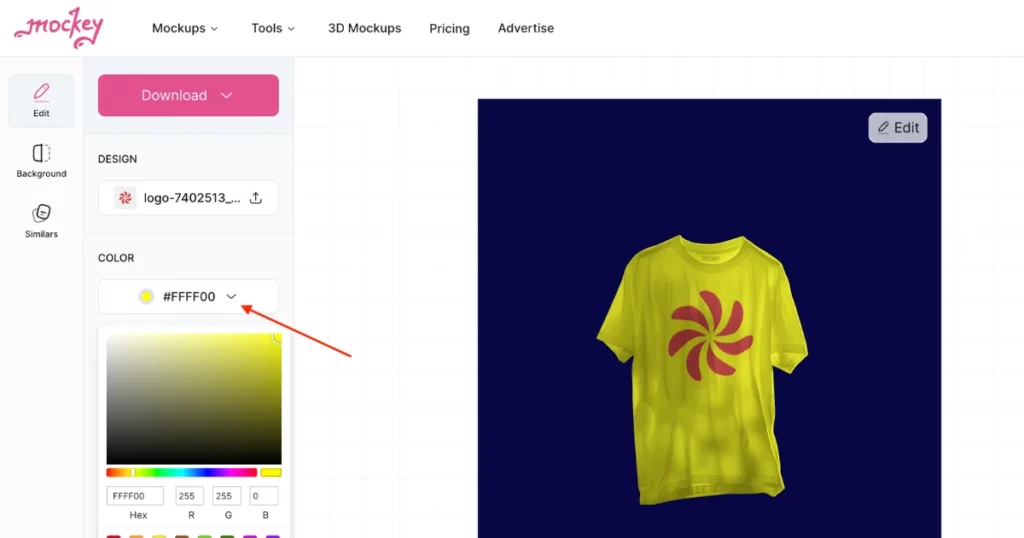 customize product color