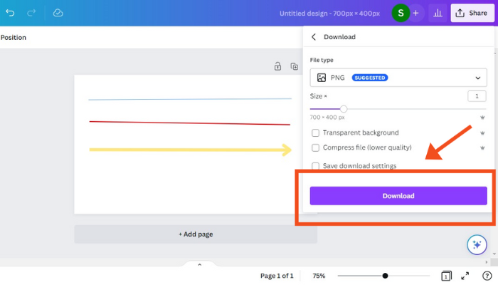 download your draw in canva