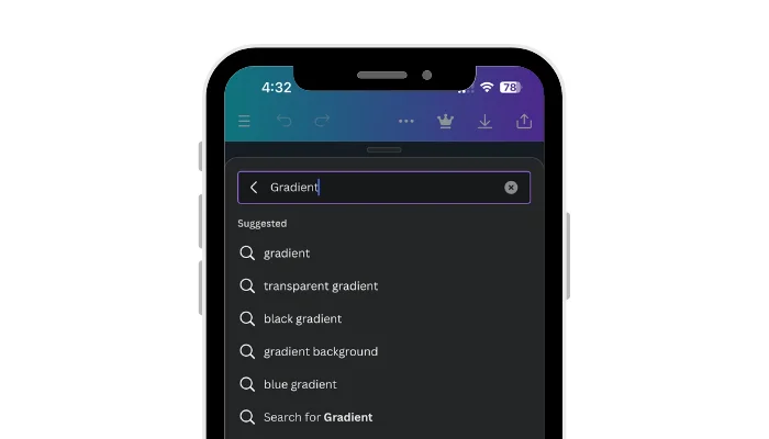 search gradient