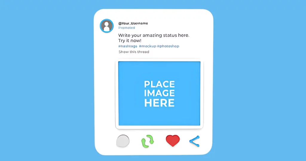 social media mockup