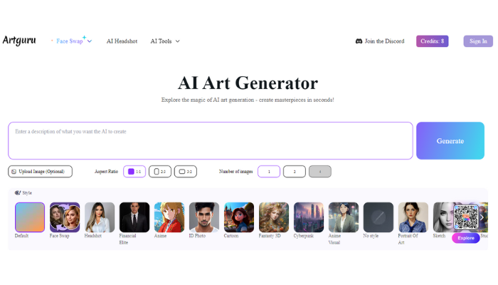 artguru dnd ai art generator