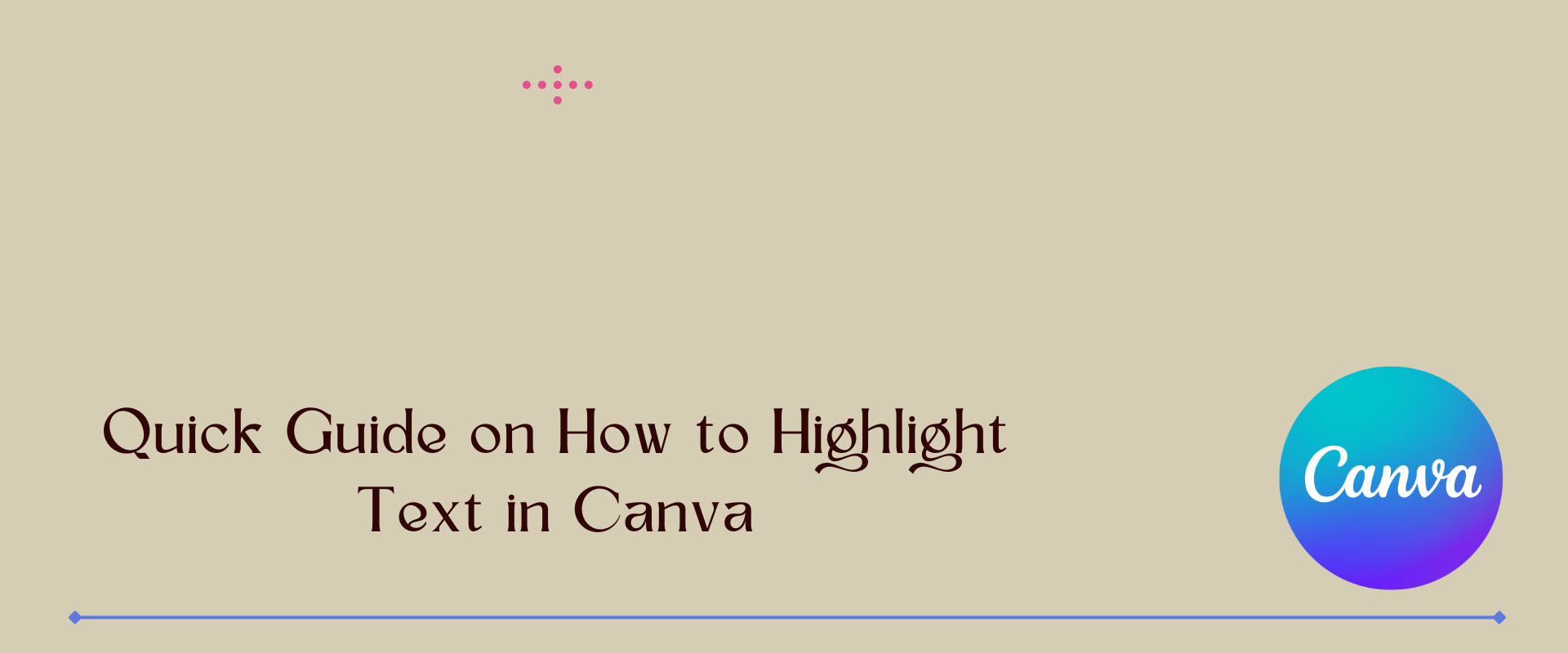how to highlight text in canva