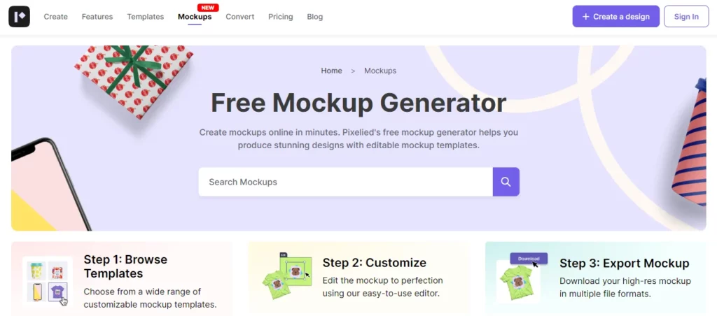 pixelied - free t-shirt mockup generator