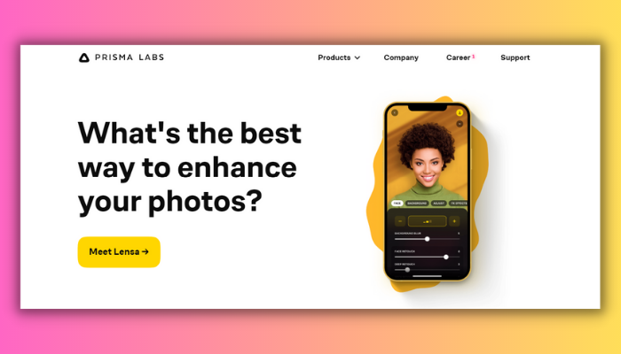 prisma ai graphic design app