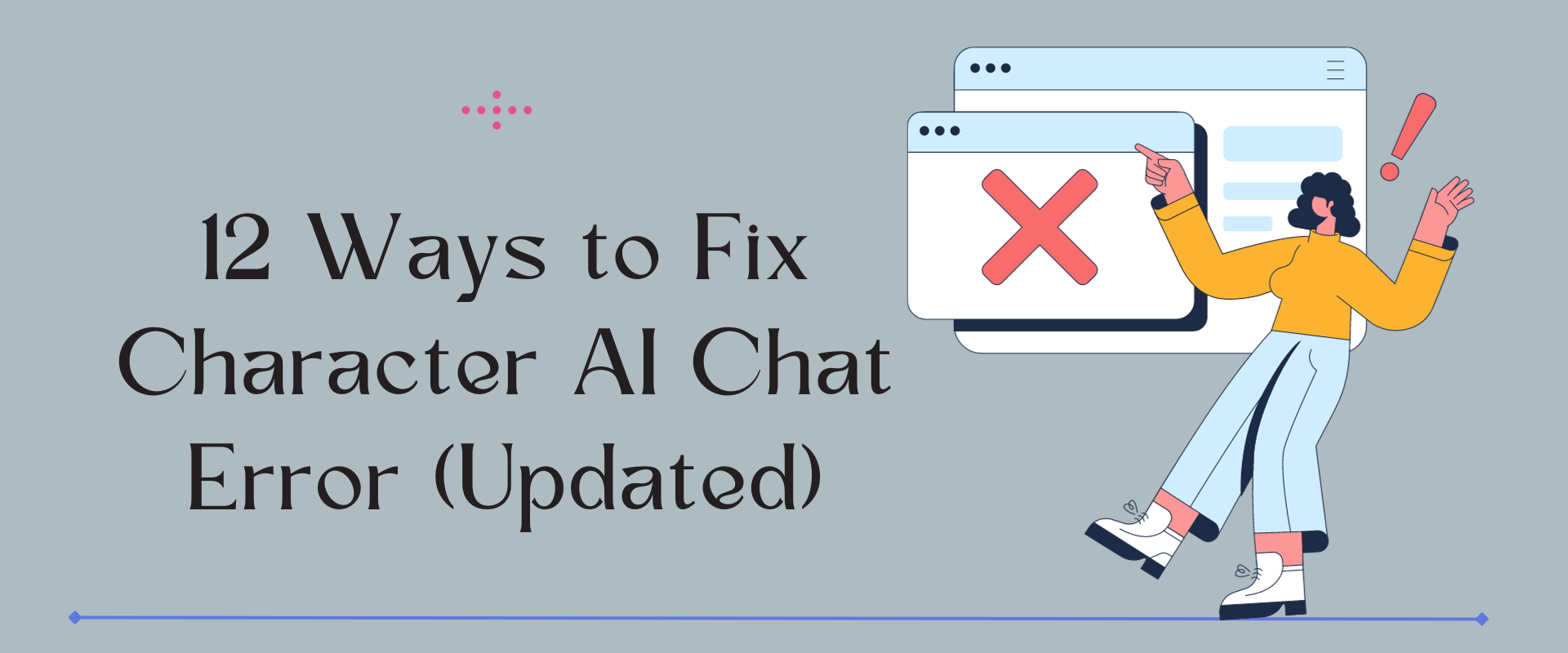 How to Fix Character AI Chat Error & Network Error in 12 Easy Steps