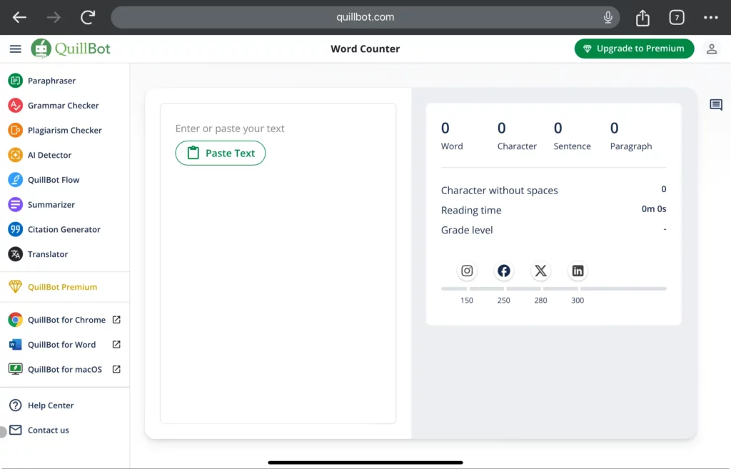 Free word counter - quillbot ai
