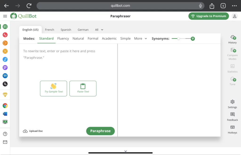 Paraphrasing tool - quillbot ai