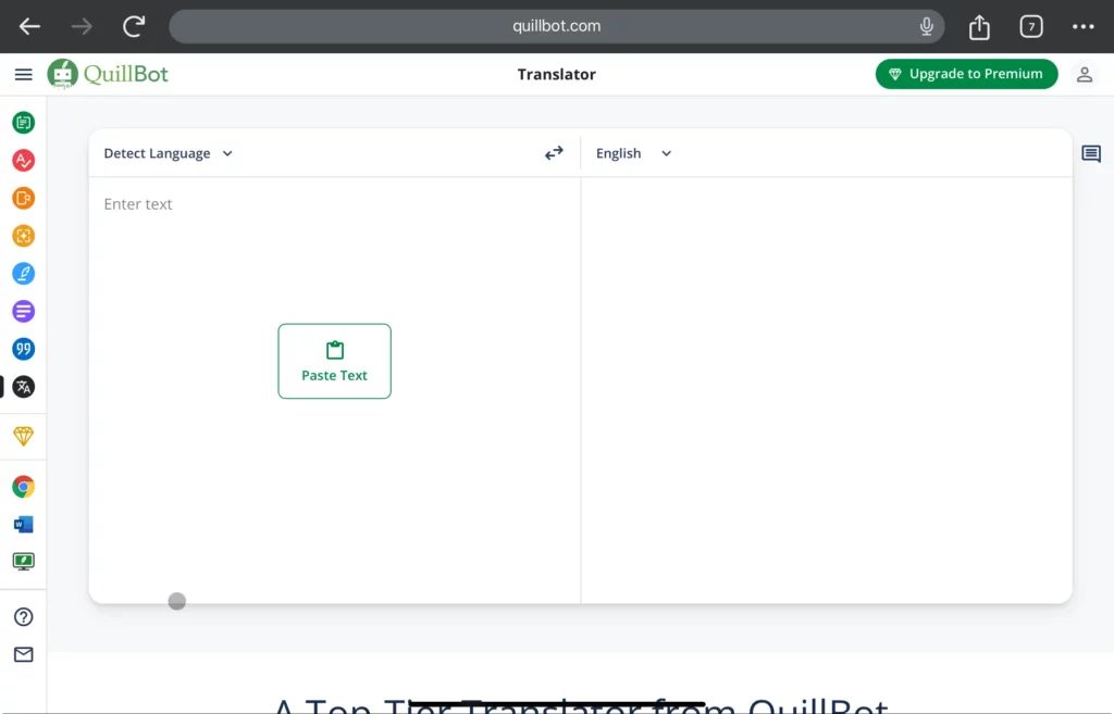 Translator - quillbot ai