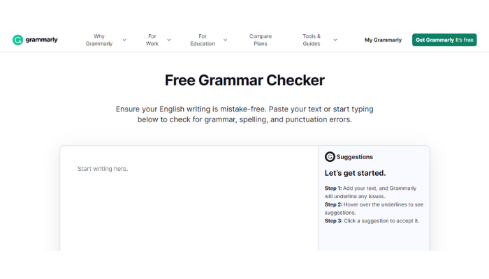 grammarly - quillbot free alternative