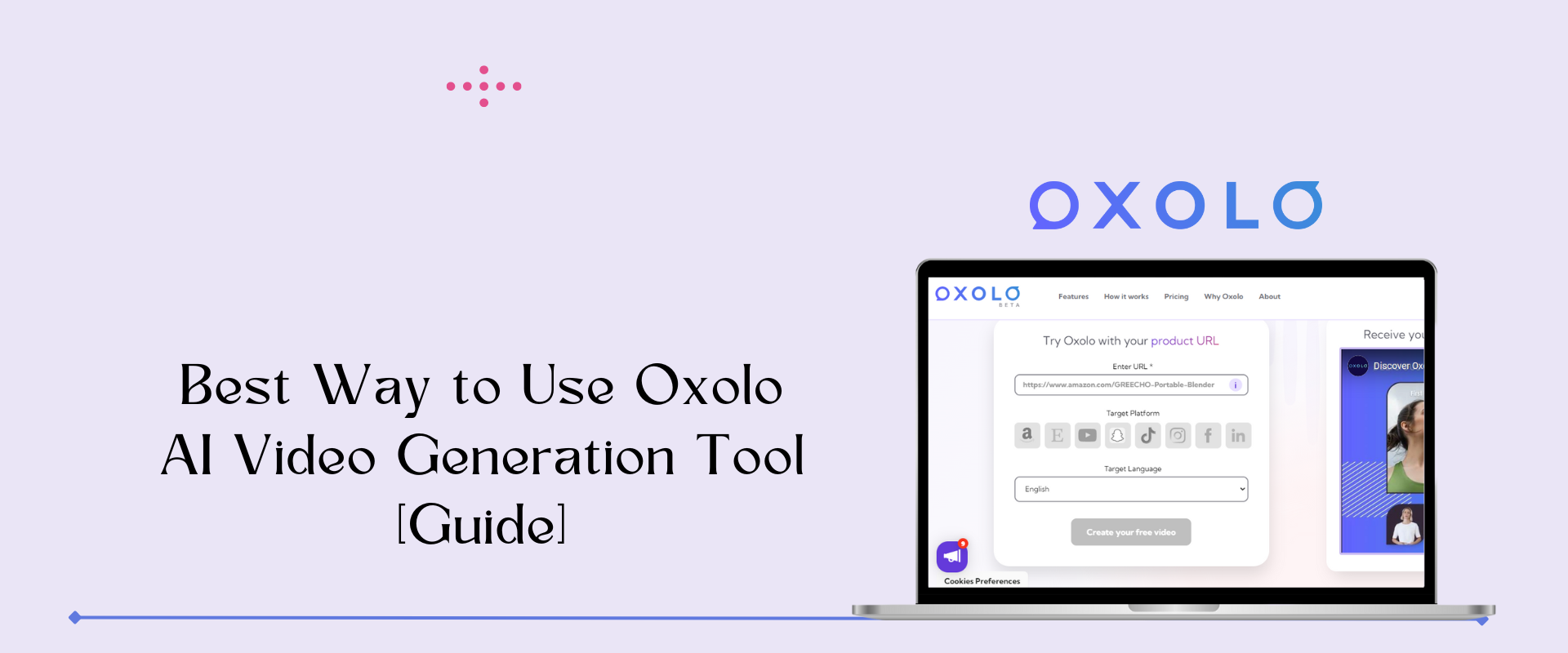 Oxolo AI Video Generation Tool for AI-Powered Video Creation