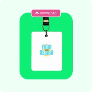 download id card mockup