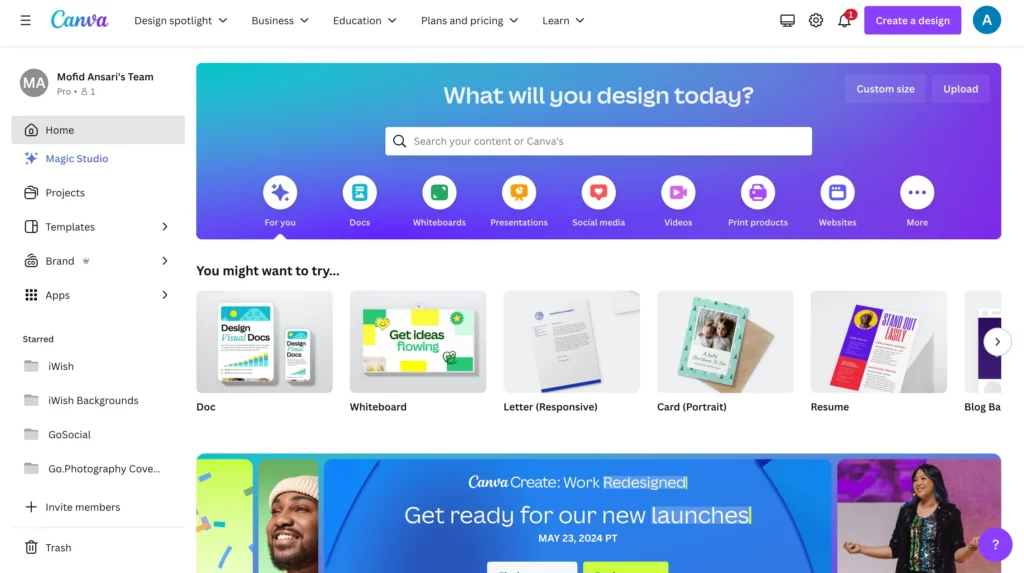 canva - renderforest alternative