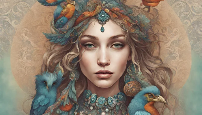 ethereal bohemian waxwing bird - best midjourney prompts