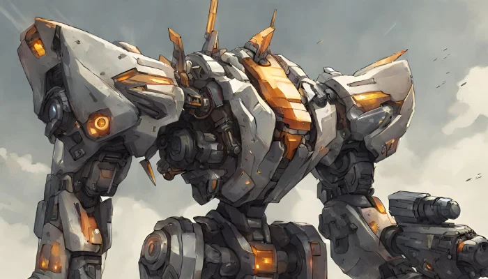 futuristic meca robot - best midjourney prompts