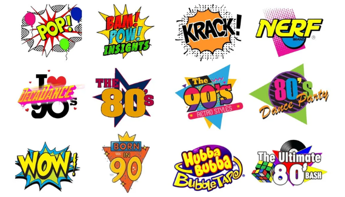 pop art logo