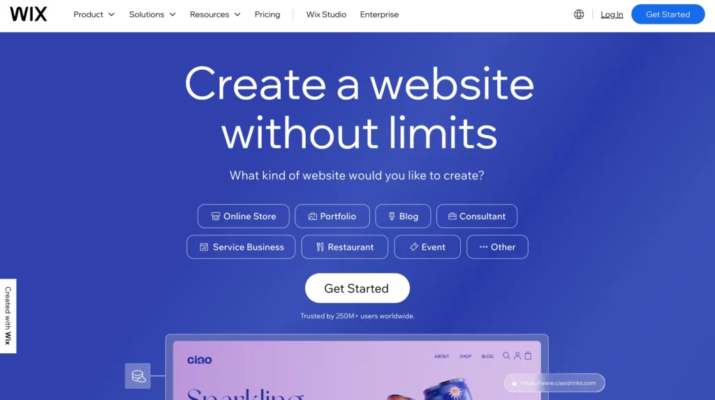 wix - renderforest alternative
