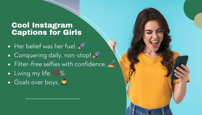 cool instagram captions for girls