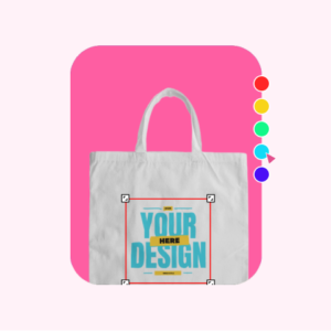 customize tote bag mockup