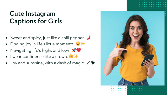 cute instagram captions for girls