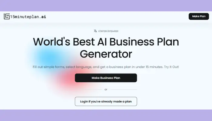 15minuteplan ai business ideas generator