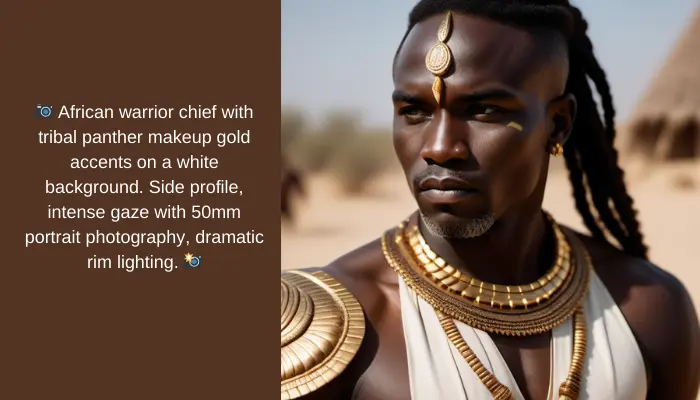 african warrior stable diffusion prompt