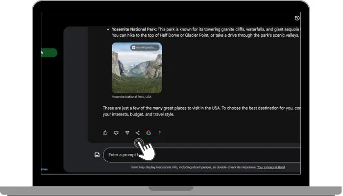 feedback in google ai bard