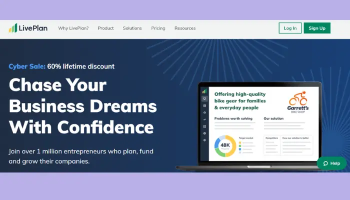 liveplan ai business ideas generator