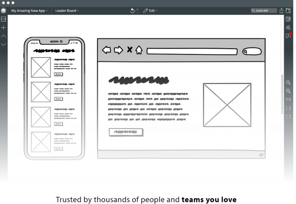 Balsamiq Wireframes - Simplified Alternative