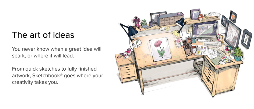 Autodesk Sketchbook - creatopy alternative online