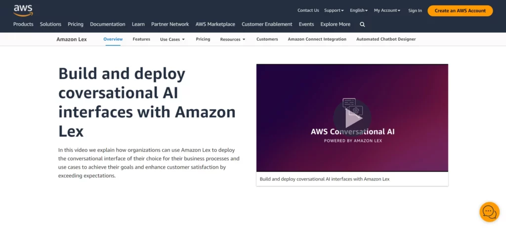 Amazon Lex - Voicify AI competitor