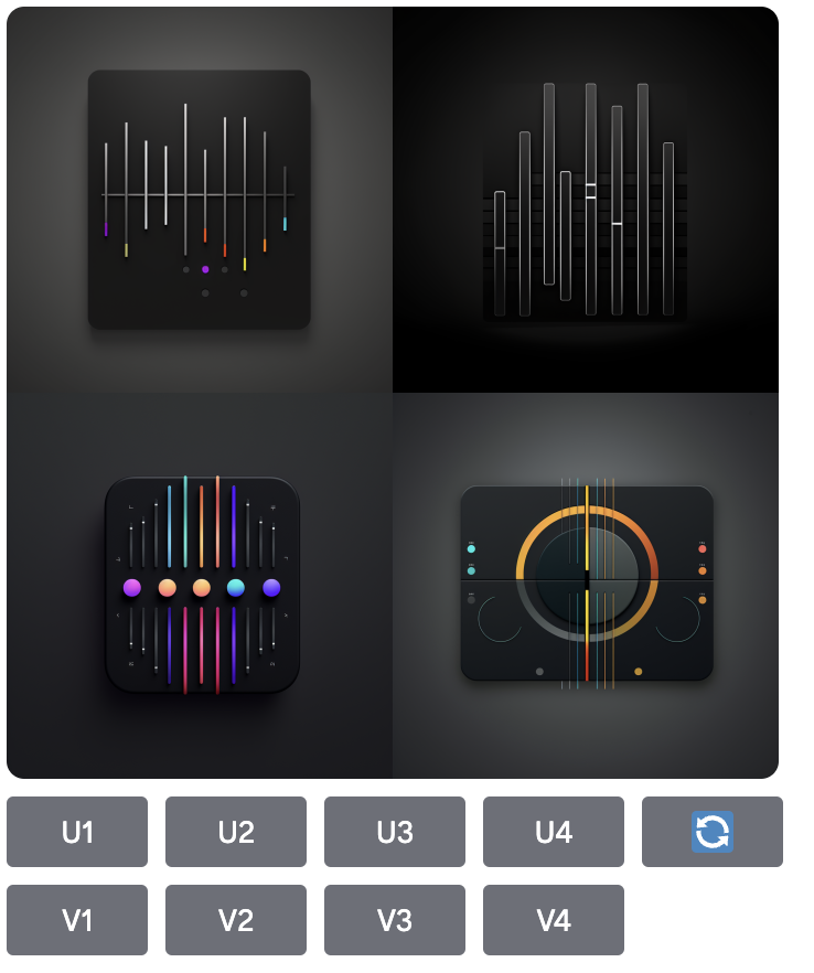 Upscaling and Variations in Midjourney