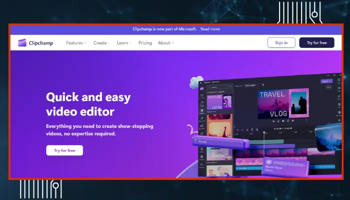 clipchamp - invideo alternative