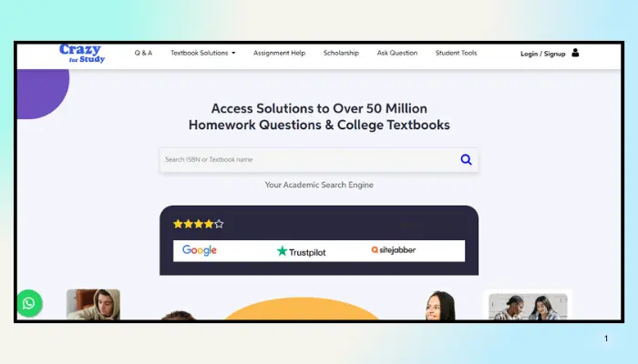 crazy for study - homeworkify alternative