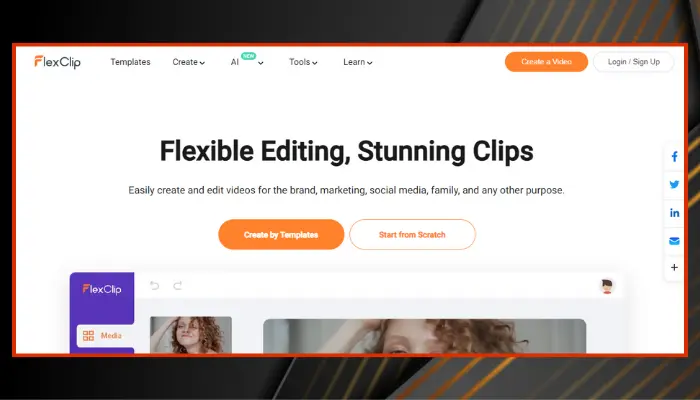 flexclip - ai thumbnail maker for youtube