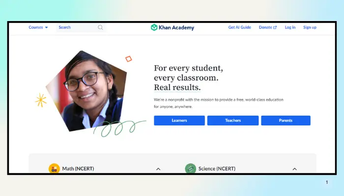 khan academy - website like homeworkify