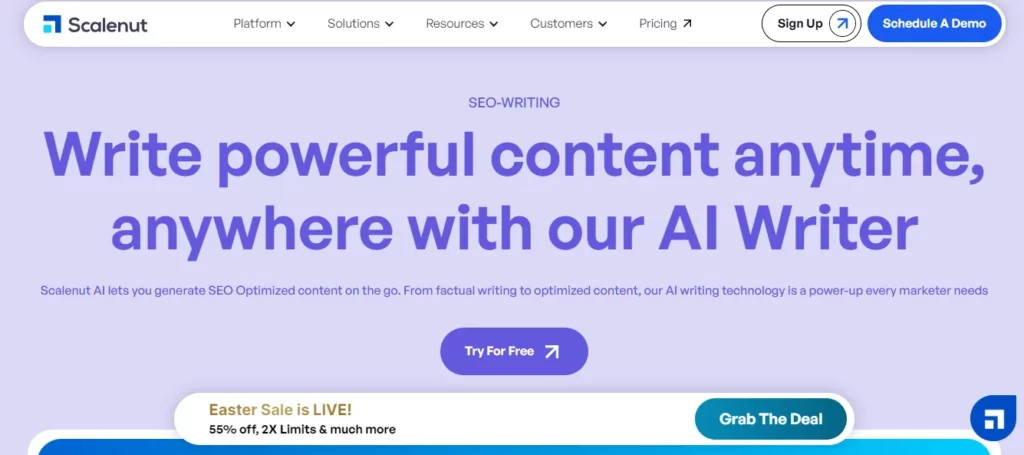 scalenut - writesonic alternative