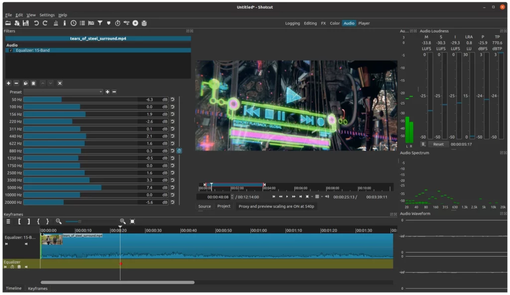 Shotcut - how to edit videos with ai