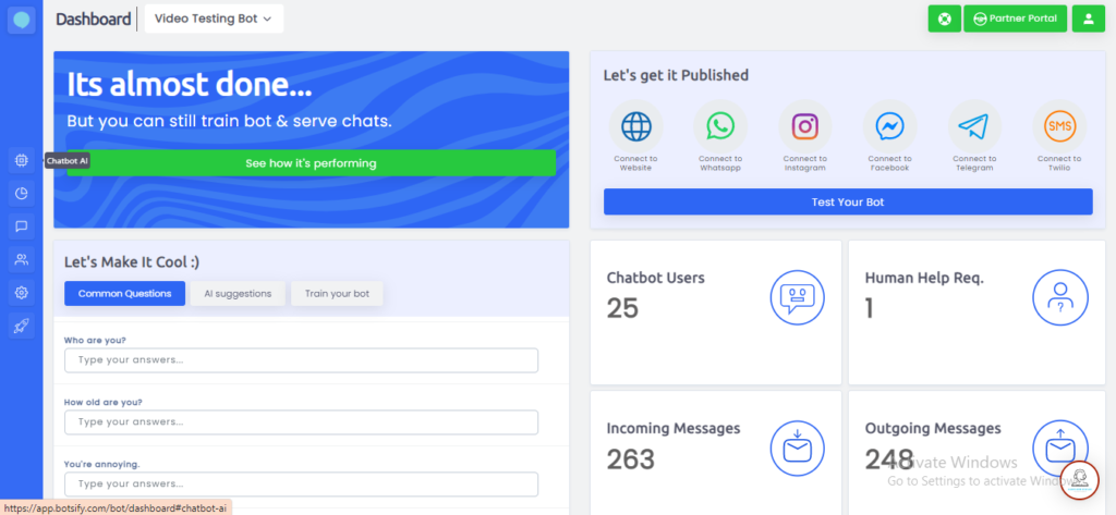 Botsify - voicify ai alternative




