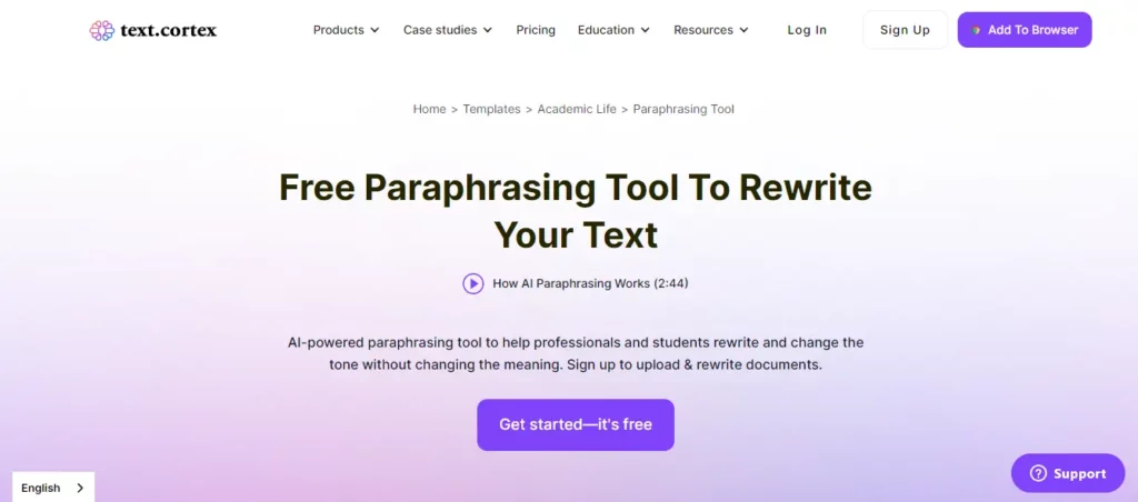 textcortex - wordtune alternative
