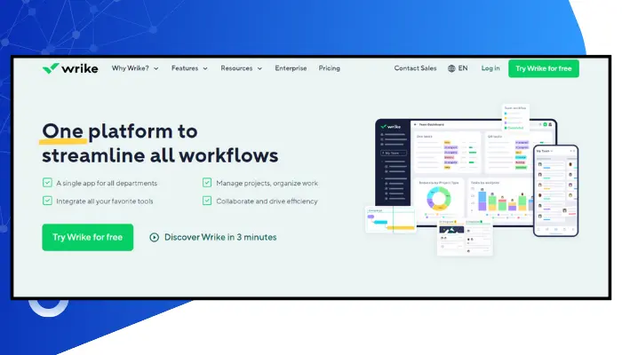 wrike - free zapier alternatives