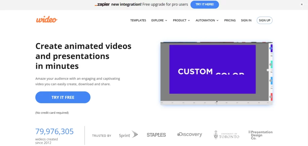 Wideo - best ai tools for video editing