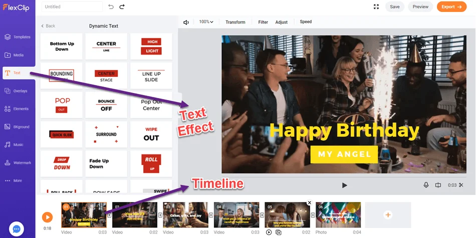 FlexClip - online ai tool for video editingg