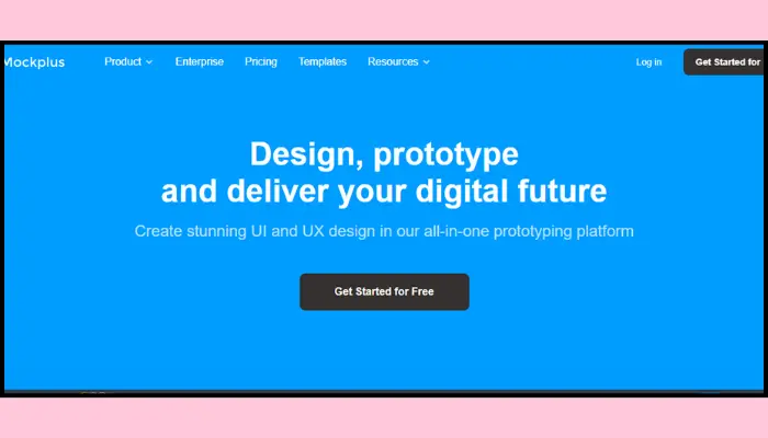 mockplus - website mockup tool